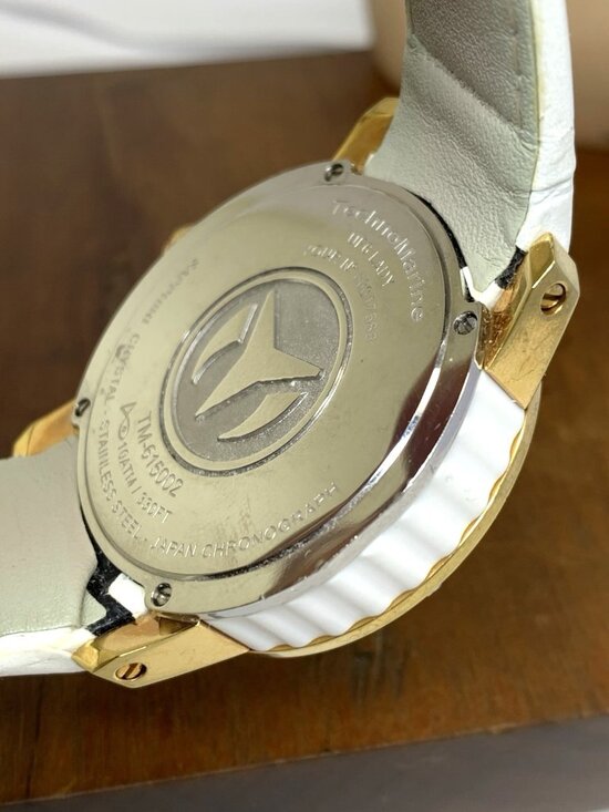 Technomarine Women\'s Watch TM-615002 Quartz MOP Dial White Leather Strap 38mm main image 10